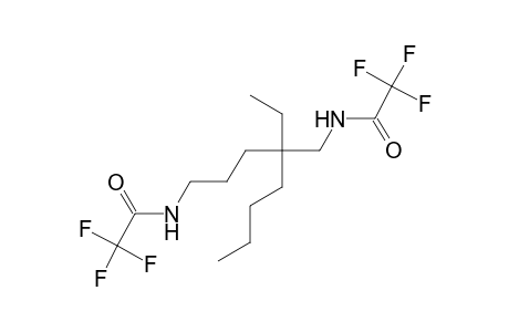 N-(4-ethyl-4-{[(trifluoroacetyl)amino]methyl}octyl)-2,2,2-trifluoroacetamide