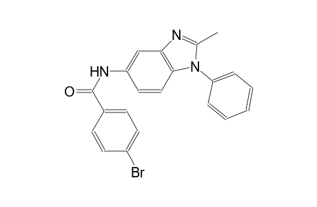 benzamide, 4-bromo-N-(2-methyl-1-phenyl-1H-benzimidazol-5-yl)-