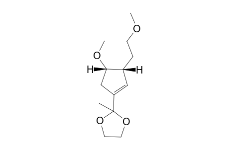 2-[(3R,4S)-4-Methoxy-3-(2-methoxy-ethyl)-cyclopent-1-enyl]-2-methyl-[1,3]dioxolane