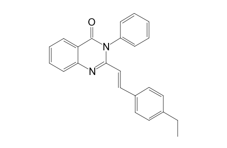 2-[(E)-2-(4-Ethyl-phenyl)-vinyl]-3-phenyl-3H-quinazolin-4-one