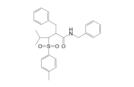 N,2-Dibenzyl-4-methyl-3-(p-tolylsulfonyl)pentamide