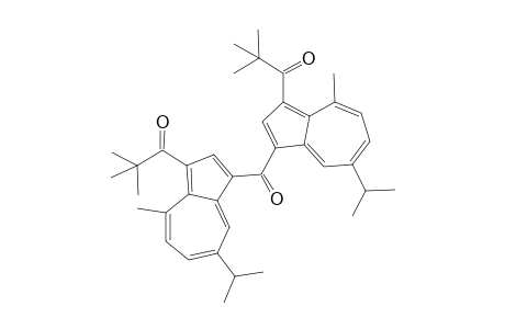 1,1'-[Carbonylbis(5-isopropyl-8-methylazulene-3,1-diyl)]bis[2,2-dimethylpropan-1-one]