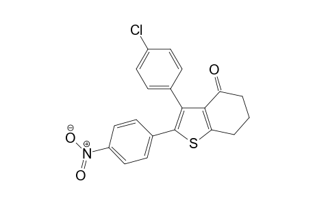 3-(4-Chlorophenyl)-2-(4-nitrophenyl)-6,7-dihydro-1-benzothiophen-4(5H)-one