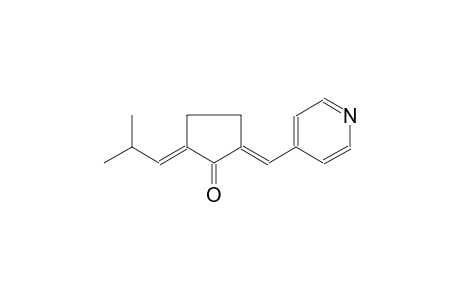 cyclopentanone, 2-(2-methylpropylidene)-5-(4-pyridinylmethylene)-,(2E,5E)-