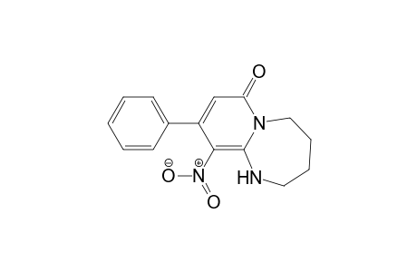 2,3,4,5-Tetrahydro-10-nitro-9-phenylpyrido[1,2-a] [1,3]diazepin-7(1H)-one
