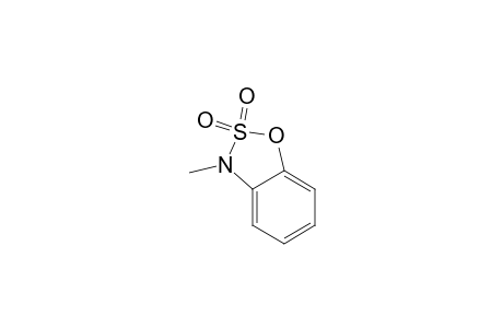 3-Methyl-1,2,3-benzoxathiazole 2,2-Dioxide
