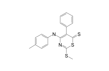 2-METHYLSULPHANYL-5-PHENYL-4-PARA-TOLYLAMINO-[1,3]-THIAZINE-6-THIONE