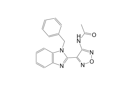 acetamide, N-[4-[1-(phenylmethyl)-1H-benzimidazol-2-yl]-1,2,5-oxadiazol-3-yl]-