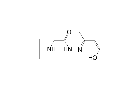 Acethydrazide, 2-tert-butylamino-N2-(3-hydroxy-1-methyl-2-butenylideno)-