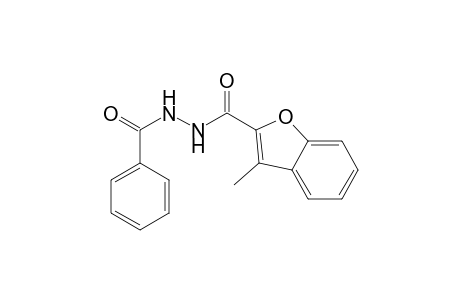 N'-Benzoyl-3-methyl-1-benzofuran-2-carbohydrazide