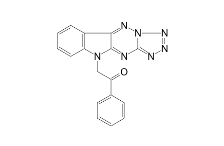 Ethanone, 1-(5H-tetrazolo[1',5':2,3]1,2,4-triazino[5,6-b]indol-5-yl)-2-phenyl-