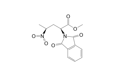 (2S,4S)-2-(1,3-dioxo-2-isoindolyl)-4-nitropentanoic acid methyl ester