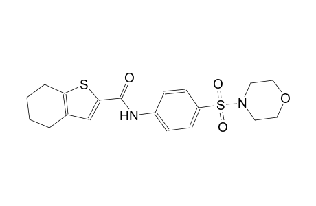 N-[4-(4-morpholinylsulfonyl)phenyl]-4,5,6,7-tetrahydro-1-benzothiophene-2-carboxamide