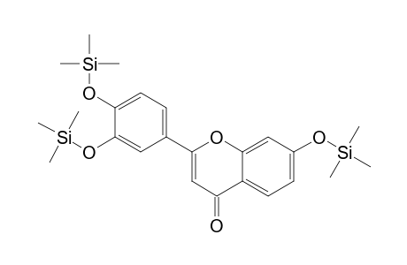 7-(Trimethylsilyloxy)-2-[3,4-di(trimethylsiloxy)phenyl]-4H-1-benzopyran-4-one