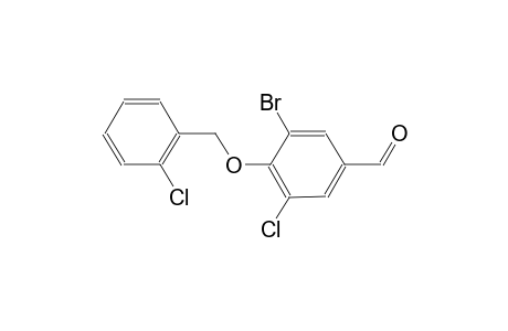3-bromo-5-chloro-4-[(2-chlorobenzyl)oxy]benzaldehyde