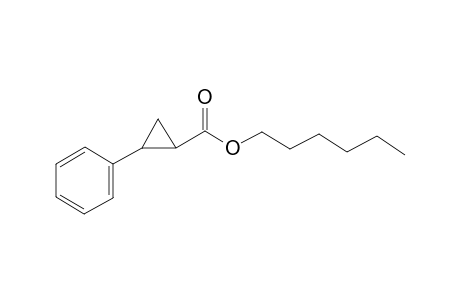 Hexyl 2-phenylcyclopropanecarboxylate