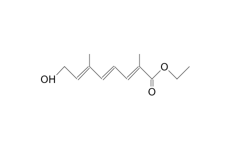 2,6-Dimethyl-8-hydroxy-E,E,E-2,4,6-octatrienoic acid, ethyl ester