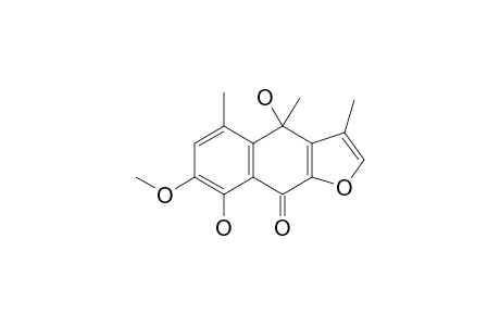 1-Hydroxy-2-methoxy-1,2,3,4-dehydro-cacalone