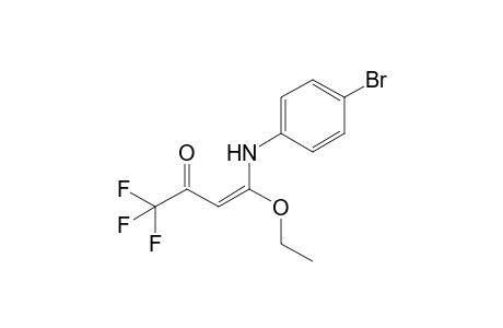(E)-4-(4-bromoanilino)-4-ethoxy-1,1,1-trifluoro-but-3-en-2-one