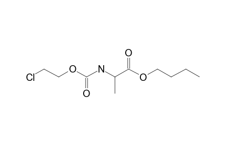 L-Alanine, N-(2-chloroethoxycarbonyl)-, butyl ester