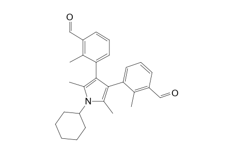 N-Cyclohexyl-2,5-dimethyl-3,4-bis(3-formyl-2-methylphenyl)pyrrole