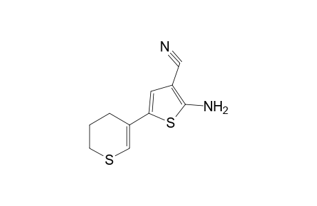 Thiophene-3-carbonitrile, 2-amino-5-(3,4-dihydro-2H-thiopyran-5-yl)-