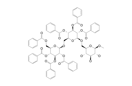 METHYL-2,3,4,6-TETRA-O-BENZOYL-BETA-D-GLUCOPYRANOSYL-(1->6)-2,3,4-TRI-O-BENZOYL-BETA-D-GLUCOPYRANOSYL-(1->6)-BETA-D-GLUCOPYRANOSIDE