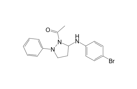 3-(4-bromophenyl)amino-1-phenyl-2-acetyl-pyrazolidine