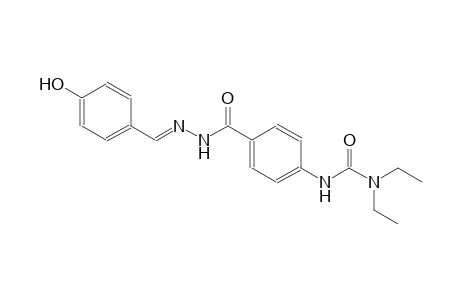 N,N-diethyl-N'-(4-{[(2E)-2-(4-hydroxybenzylidene)hydrazino]carbonyl}phenyl)urea