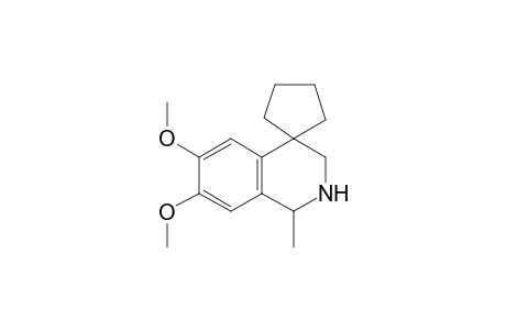 6,7-Dimethoxy-1-methyl-spiro[2,3-dihydro-1H-isoquinoline-4,1'-cyclopentane]