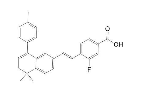 4-[(1E)-2-(5,5-Dimethyl-8-p-tolyl-5,6-dihydronaphthalen-2-yl)-eth-1-en-1-yl]-3-fluorobenzoic acid