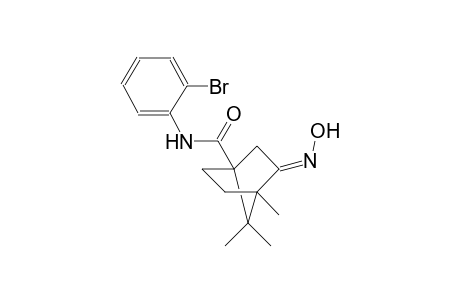 (3E)-N-(2-bromophenyl)-3-(hydroxyimino)-4,7,7-trimethylbicyclo[2.2.1]heptane-1-carboxamide