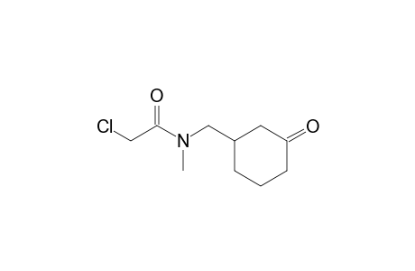 3-(N-Chloroacetyl-N-methylaminomethyl)cyclohexane-1-one