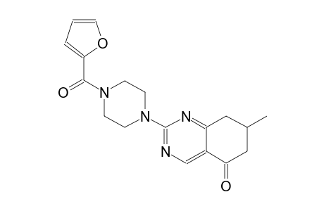 5(6H)-quinazolinone, 2-[4-(2-furanylcarbonyl)-1-piperazinyl]-7,8-dihydro-7-methyl-