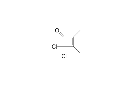 4,4-Dichloro-2,3-dimethyl-2-cyclobuten-1-one