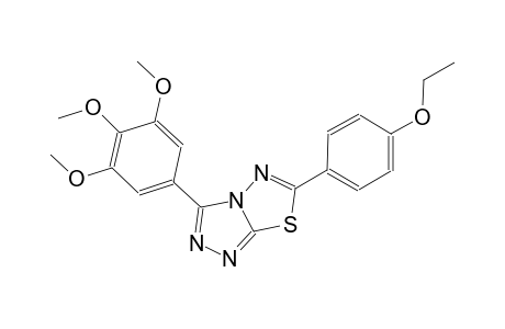 6-(4-ethoxyphenyl)-3-(3,4,5-trimethoxyphenyl)[1,2,4]triazolo[3,4-b][1,3,4]thiadiazole