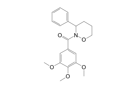 4-PHENYL-N-(3,4,5-TRIMETHOXYBENZOYL)-TETRAHYDRO-1,2-OXAZINE