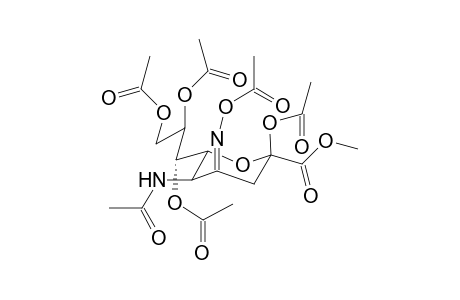 5-Acetamido-4-NO-acetyl-2,7,8,9-tetra-O-acetyl-3,4,5-tridesoxy-4(E)-oximino-.alpha.,.beta.-D-manno-2-nonulopyranomethyl ester