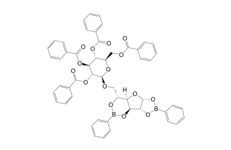 2,3,4,6-TETRA-O-BENZOYL-BETA-D-GLUCOPYRANOSYL-(1->6)-ALPHA-D-GLUCOFURANOSIDE-1,2:3,5-BIS-(PHENYLBORONATE)