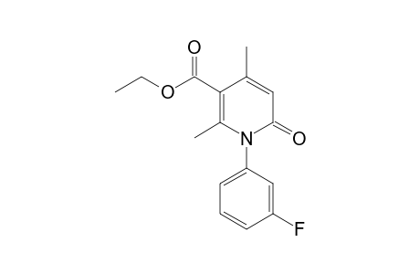 N-(3'-fluorophenyl)-5-carbethoxy-4,6-dimethyl-1,2-dihydropyrid-2-one