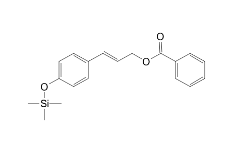 Benzoic acid <4-hydroxycinnamoyl ester>, mono-TMS