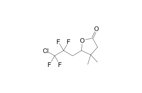 3,3-Dimethyl-4-(2,2,3,3-tetrafluoro-3-chloropropyl)-.gamma.-butyrolactone