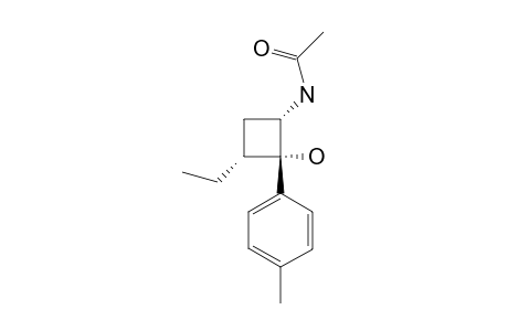 N-(2-HYDROXY-3-ETHYL-2-PARA-TOLYL-CYCLOBUTYL)-ACETAMIDE