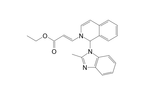 (2E)-Ethyl 3-(1-(2-methyl-1H-benzo[d]imidazol-1-yl)isoquinolin-2(1H)-yl)acrylate