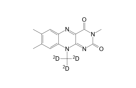 Benzo[g]pteridine-2,4(1H,3H)-dione, 3,7,8-trimethyl-1-(methyl-D3)-