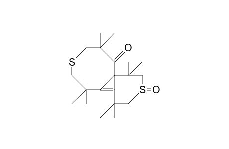 3,3,7,7,10,10,14,14-Octamethyl-2,12-dioxo-5,12-dithia-tricyclo(7.5.0.0/1,8/)tetradec-8-ene