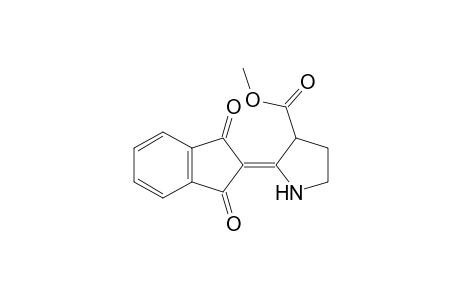 Methyl 2-(1,3-Dioxoindan-2-ylidene)pyrrolidine-3-carboxylate