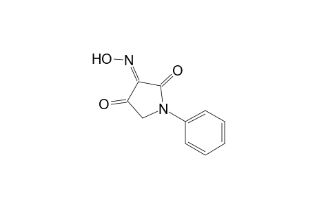 2,3,4-pyrrolidinetrione, 1-phenyl-, 3-oxime