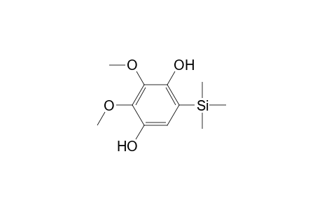 1,4-Benzenediol, 2,3-dimethoxy-5-(trimethylsilyl)-