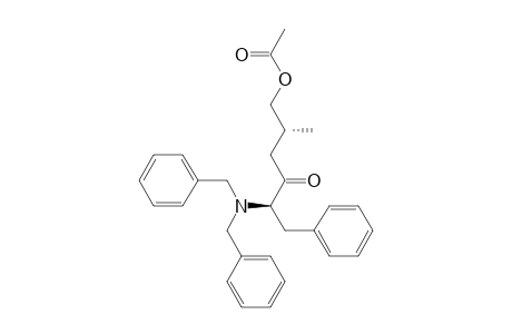 (5R)-6-Acetoxy-2-(dibenzylamino)-5-methyl-1-phenylhexan-3-one